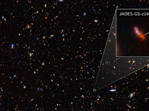 Телескоп «Джеймс Уэбб» обнаружил сложную химию в одной из первичных галактик